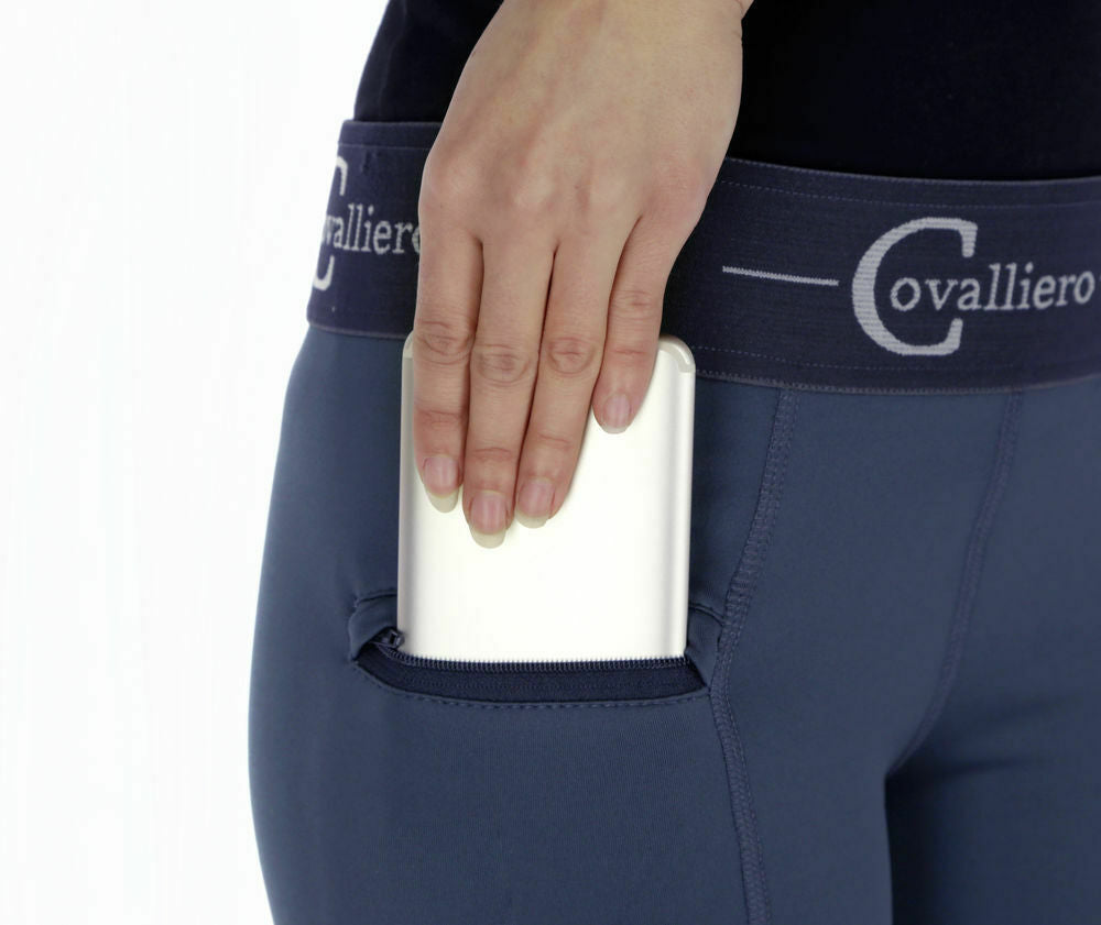 Covalliero Reitleggings Herbst / Winter Winterreitleggings mit Handytasche