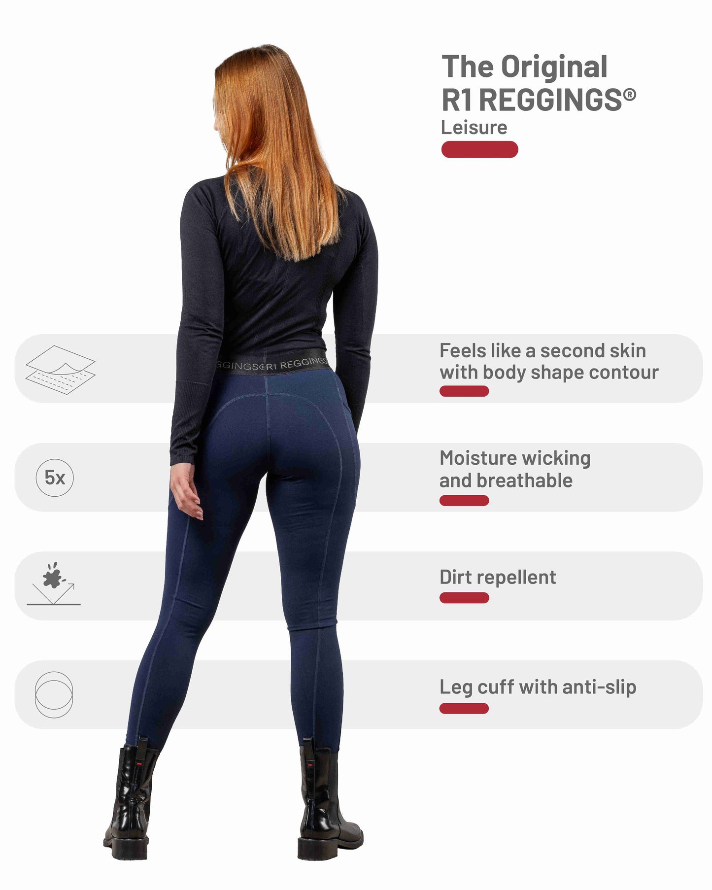 eaSt REGGINGS® R1 Leisure Reitleggings in midnight blue