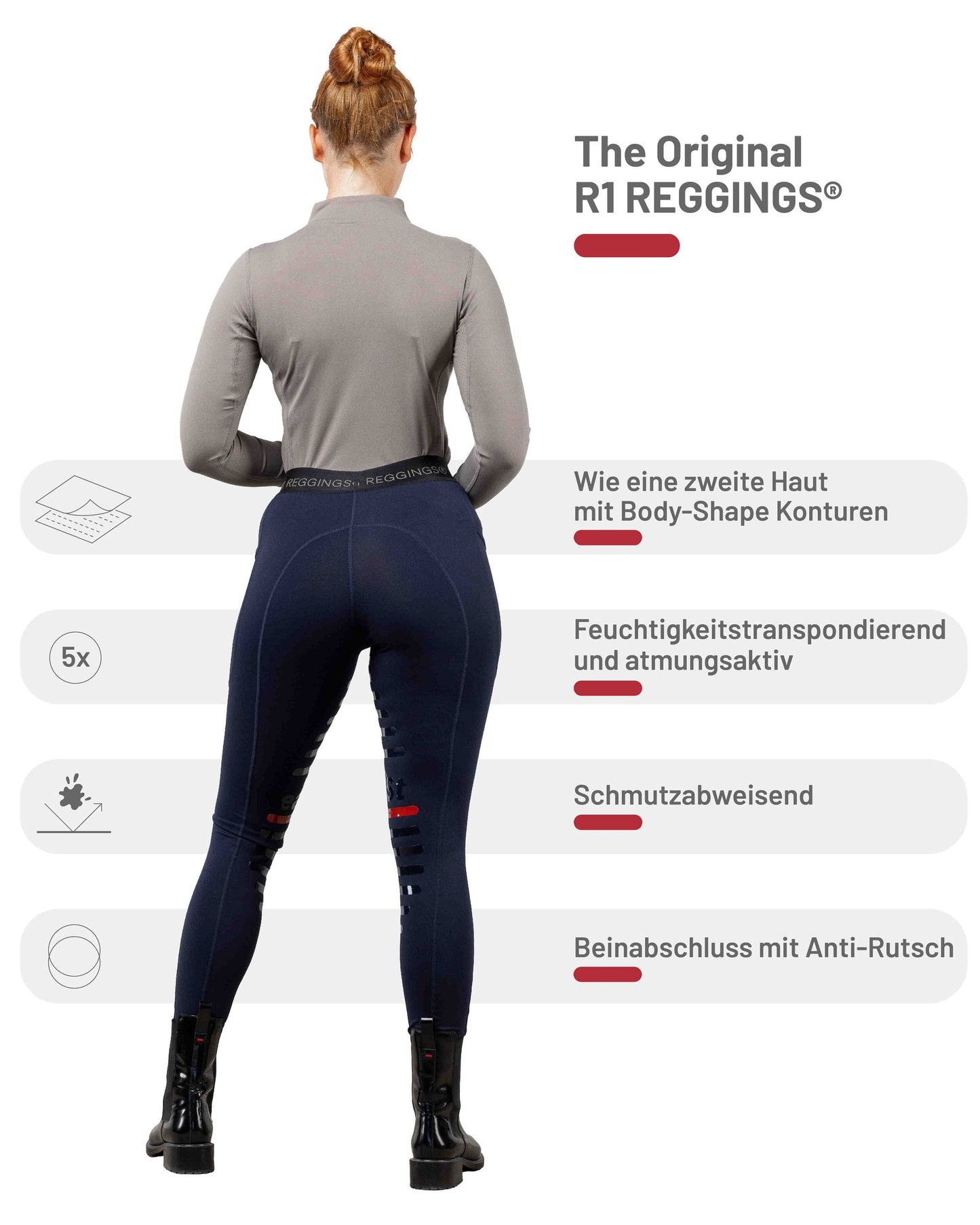 eaSt REGGINGS® R1 Reitleggings in Midnight blue