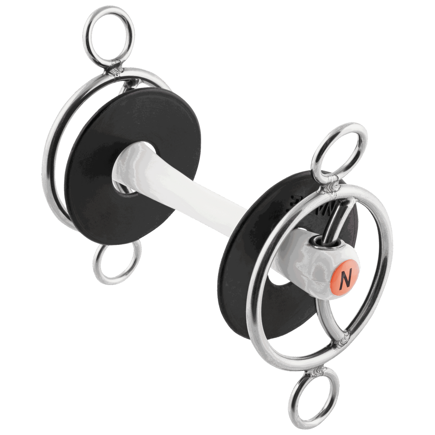 Sprenger Nathe 3Ring Gebiss mit Gleitsteg 20 mm mit biegsamer Stange Thermoplast