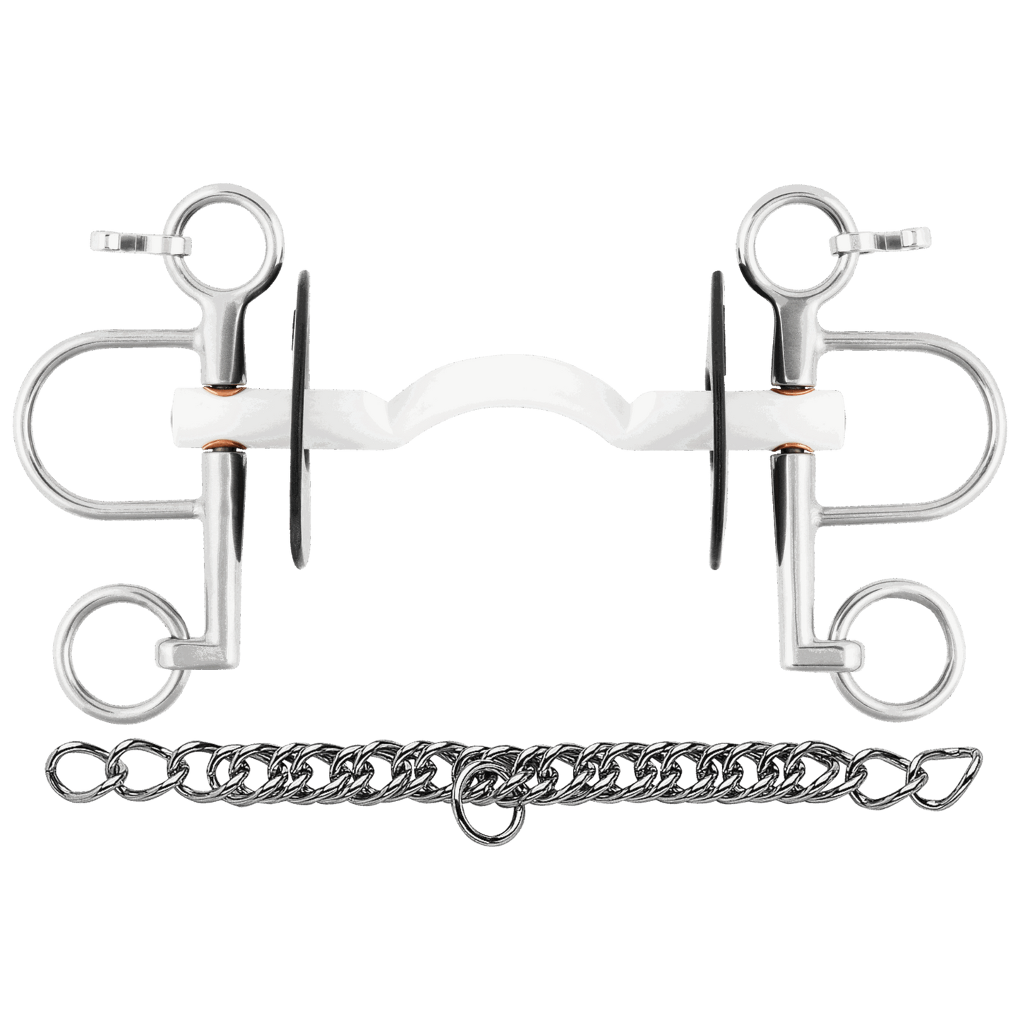 Sprenger Nathe Pelham 15 mm mit harter Stange Zungenfreiheit, und kurze Anzügen