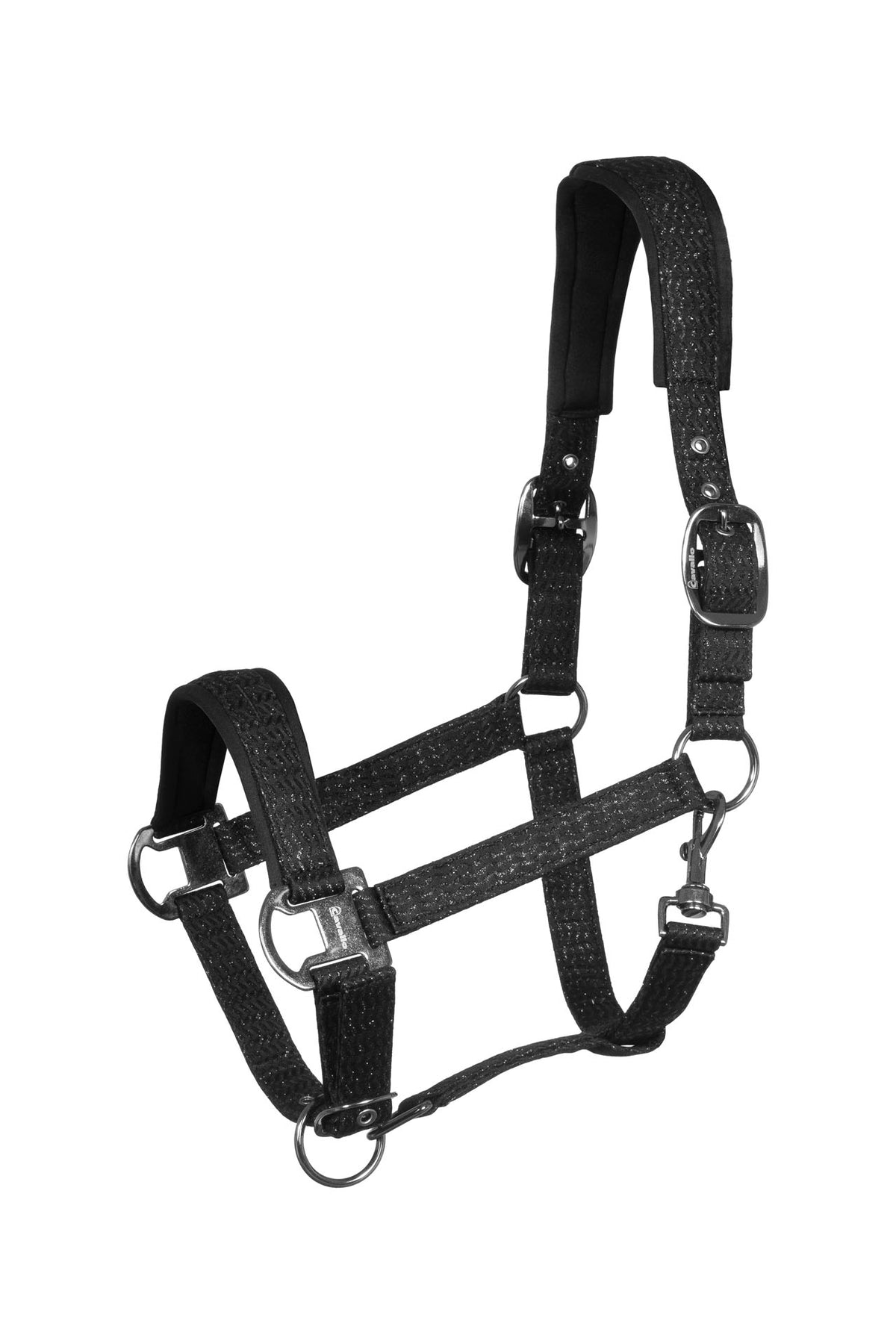 Cavallo CAVALROSE Halfter mit Glitzereffekt und Zick-Zack-Muster