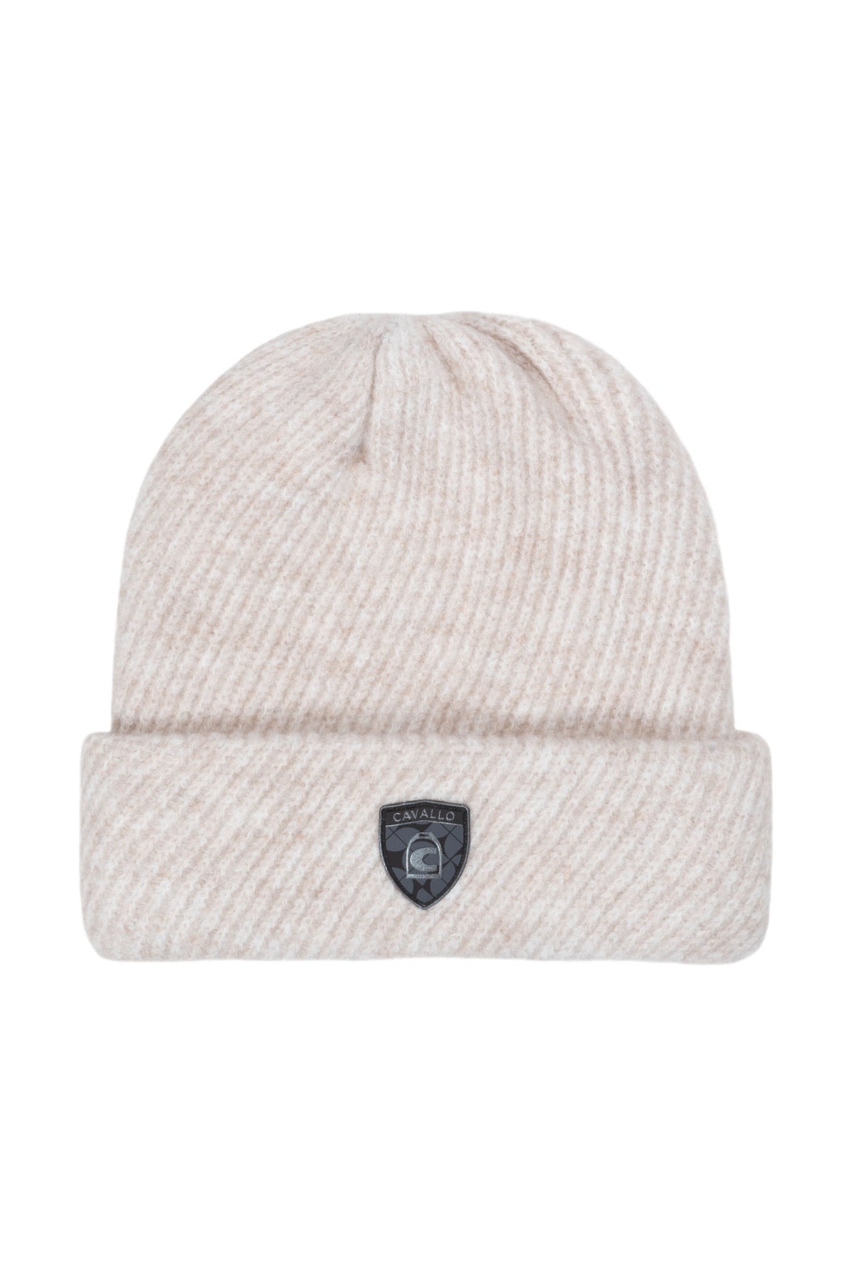 Cavallo CAVALDEONA Strickmütze – Querrippenmuster mit Fleece-Futter