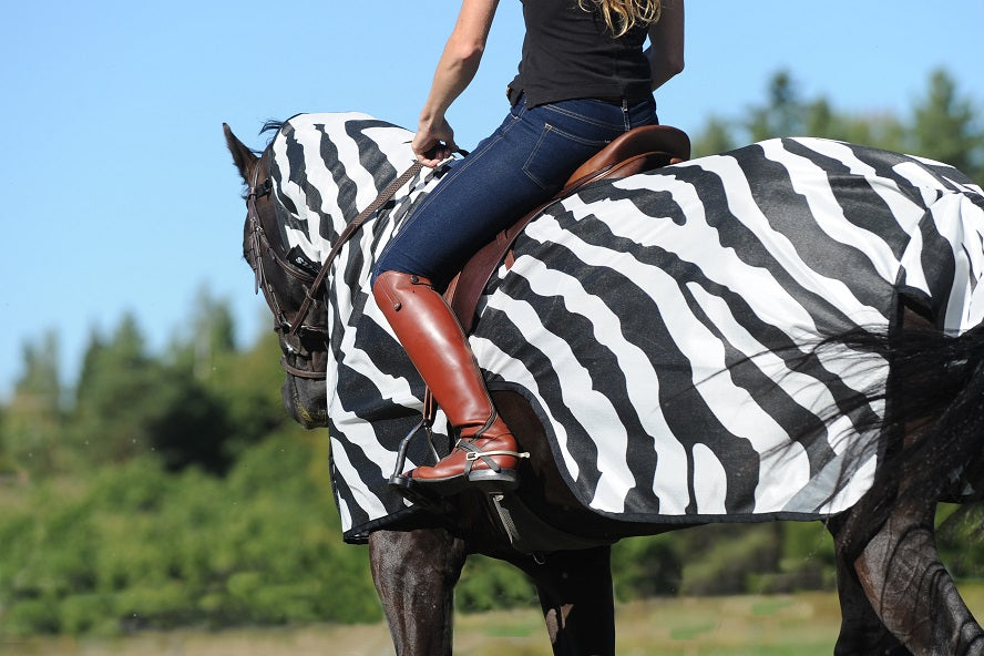 Bucas Buzz-Off Riding Zebra Outdoordecke