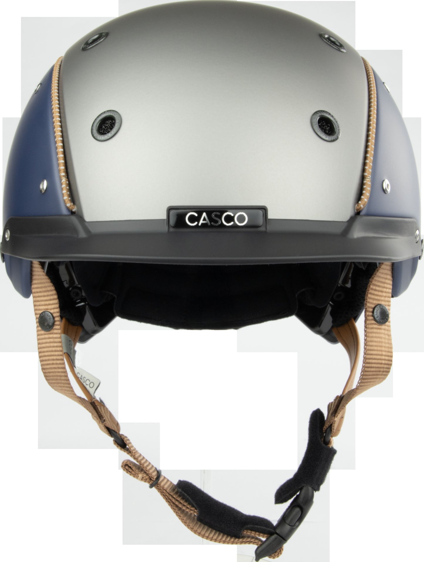 CASCO Champ Regal Blau Silber Matt Reithelm