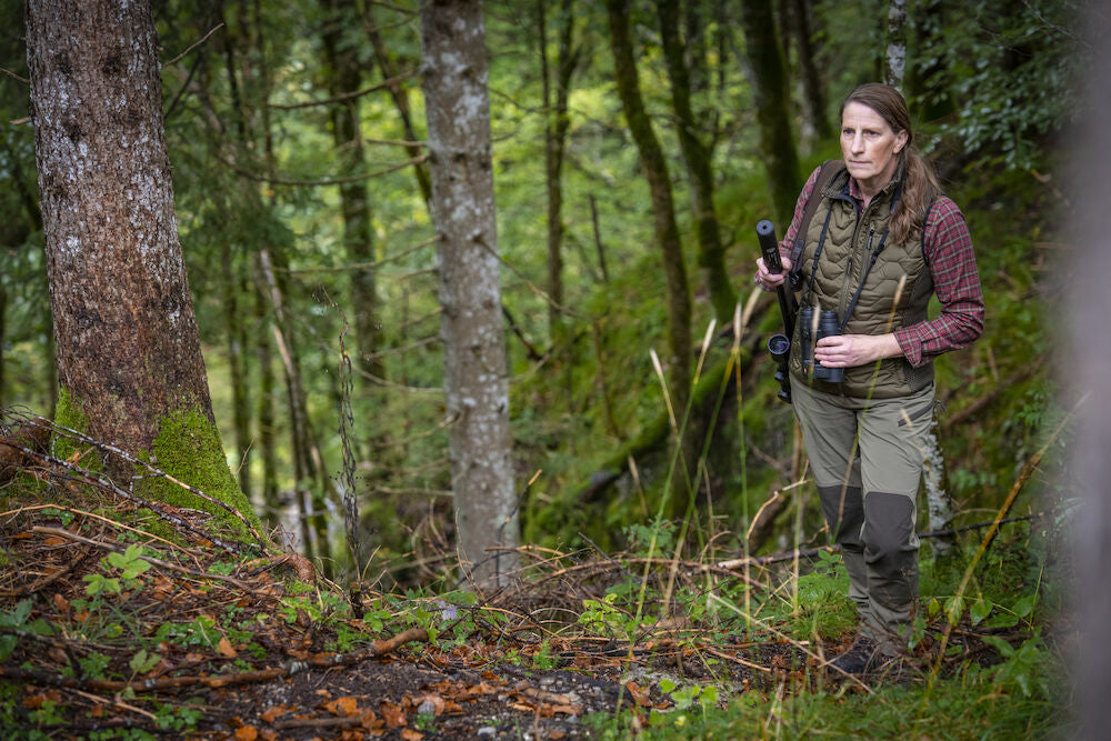Deerhunter Lady Beth Wattierte Weste, Damen Outdoorweste, Jagd