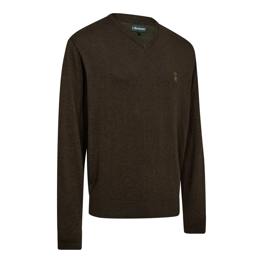 Deerhunter Harrington Herren Strickpullover mit V-Ausschnitt