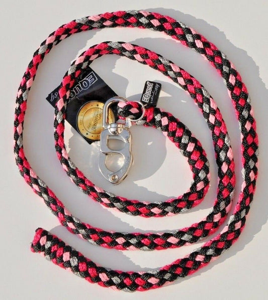 EQuest Führstrick ULTIMO mit Carathaken Nickel 12mm Dick 2m Lang