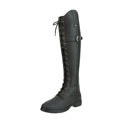 Suedwind Longford Wasserfest Damen Schnür Winterstiefel Reißverschluss Schwarz