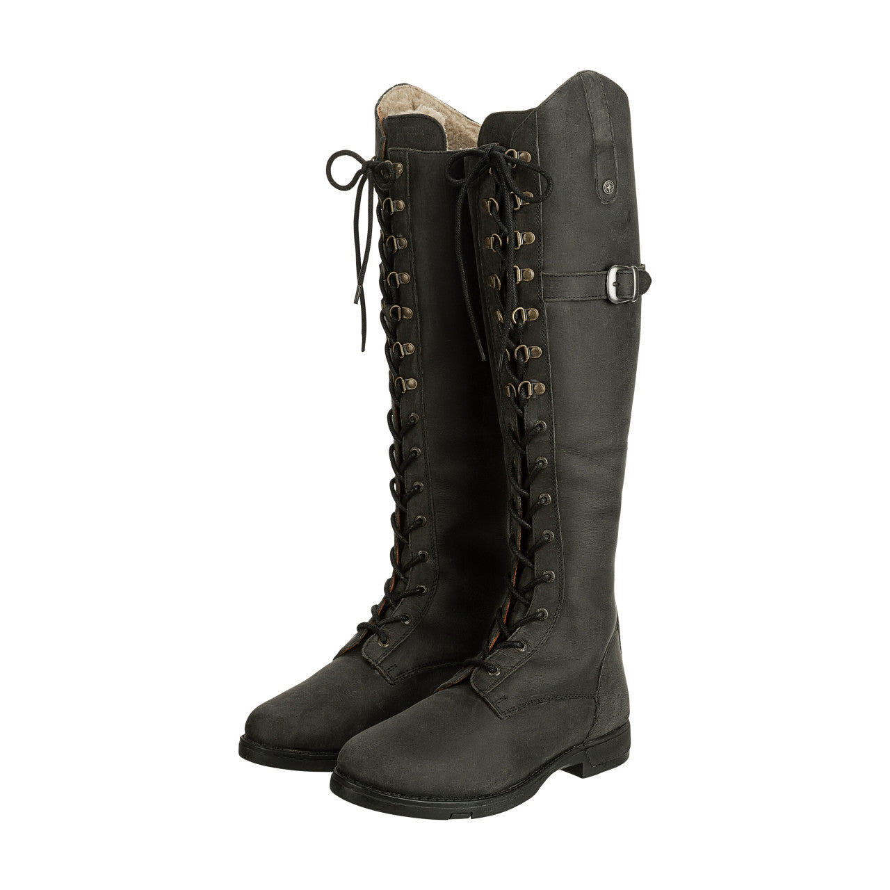 Suedwind Longford Wasserfest Damen Schnür Winterstiefel Reißverschluss Schwarz