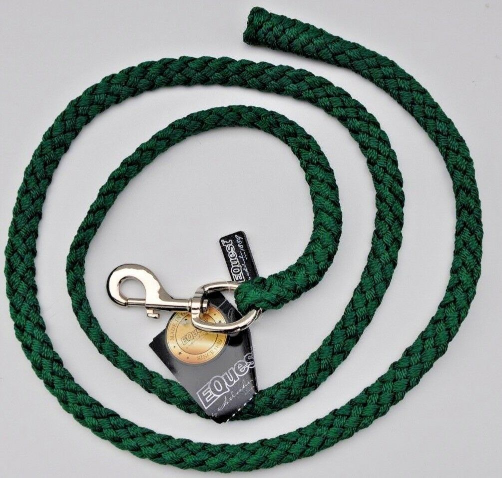 EQuest Führstrick ULTIMO mit Karabinerhaken Nickel 12mm Dick 2m Lang