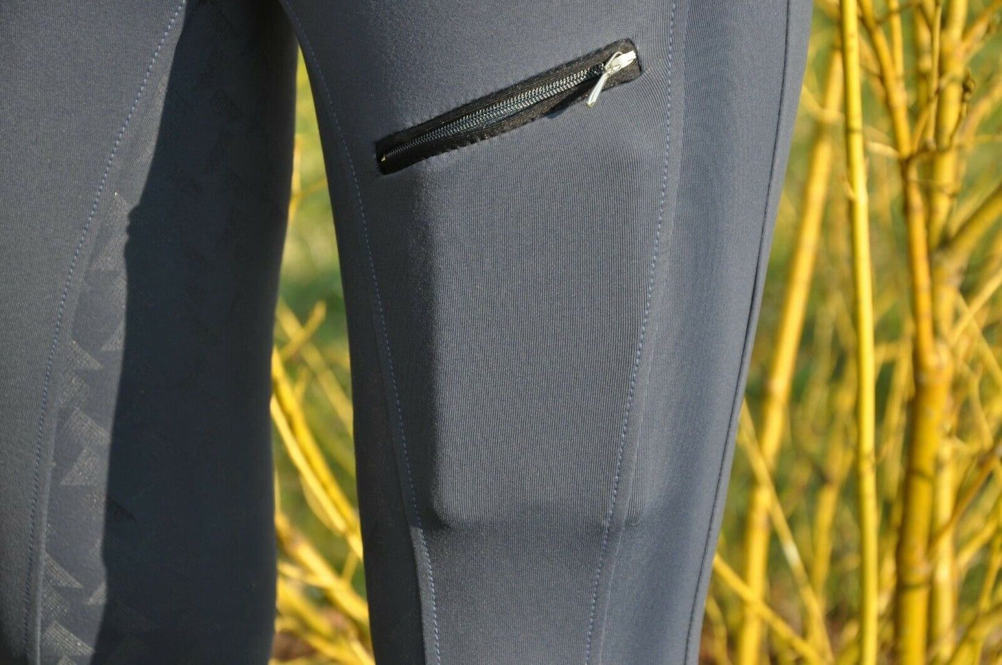 BUSSE Damen Reitleggings Reithose mit Handytasche!
