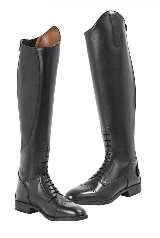 %%Busse Reitstiefel Leder Paris schwarz
