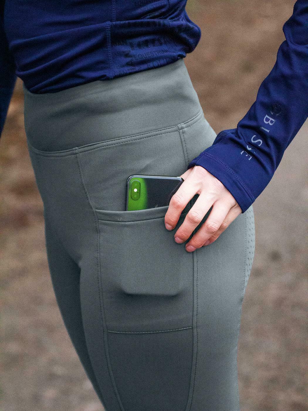 Herbst/Winter Reitleggings mit Handytasche
