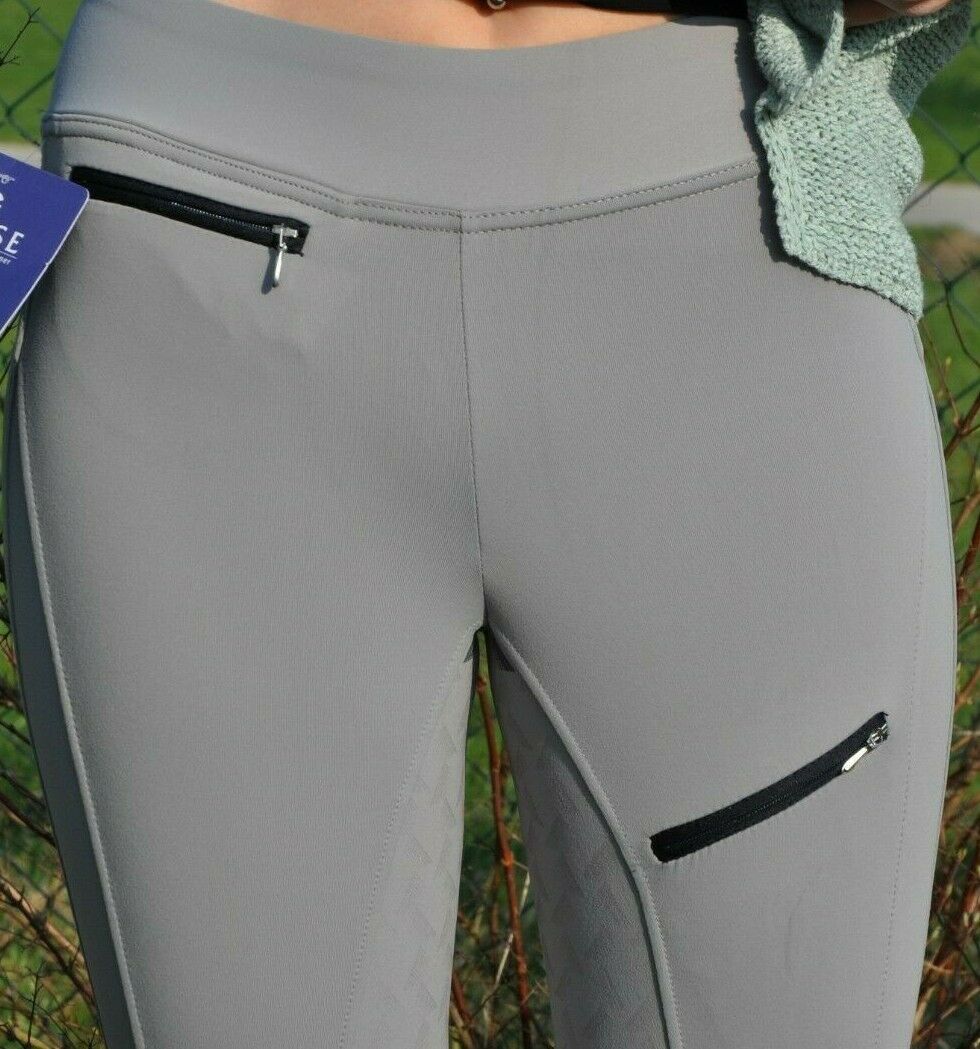 BUSSE Damen Reitleggings Reithose mit Handytasche!