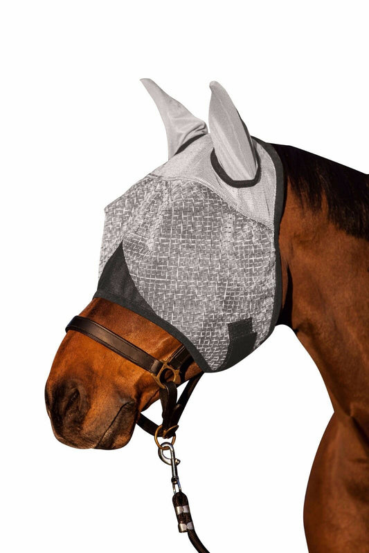 Fliegenmaske mit Ohrenschutz mit UV-Schutz   Full/Warmblut