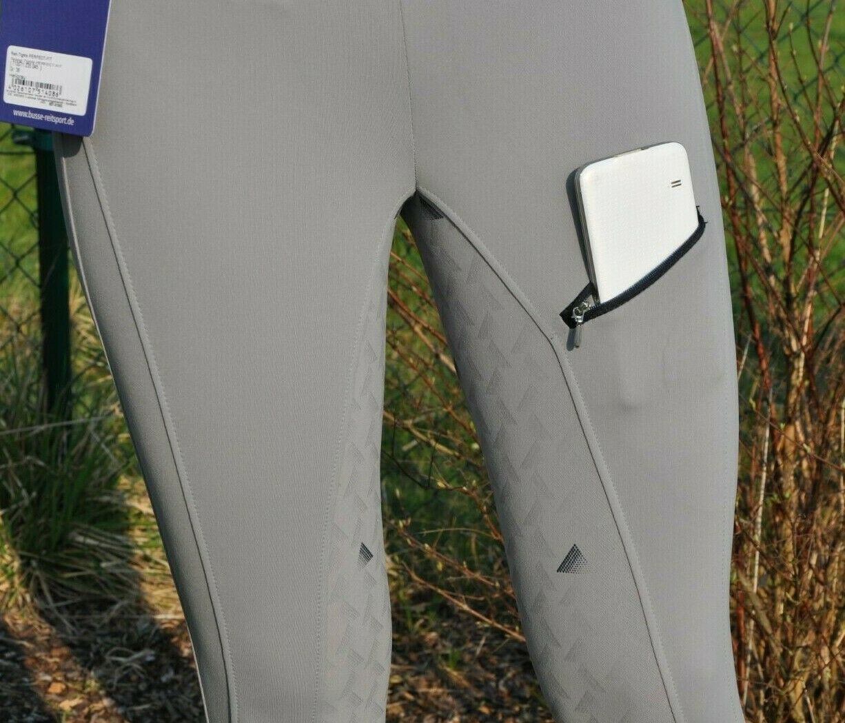 BUSSE Damen Reitleggings Reithose mit Handytasche!