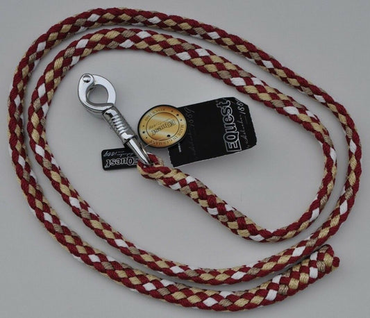 EQuest Führstrick ULTIMO mit Panikhaken Nickel 12mm Dick 2m Lang