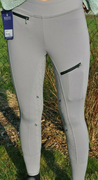 BUSSE Damen Reitleggings Reithose mit Handytasche!