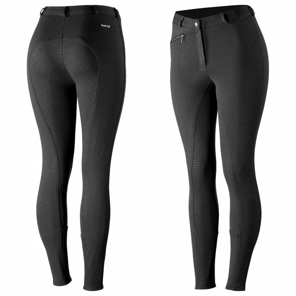 Horze Active Damen Silikon Grip Vollbesatzreithose Reithose