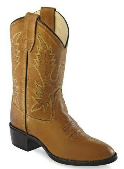 Kinder- und Jugendliche Westernreitstiefel aus Leder Old West