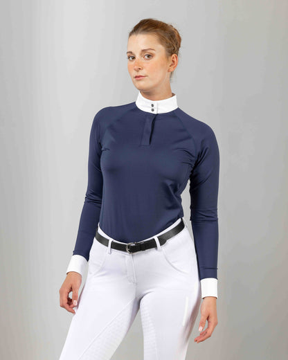 eaSt Shirt Competition Reitshirt in Midnight blue