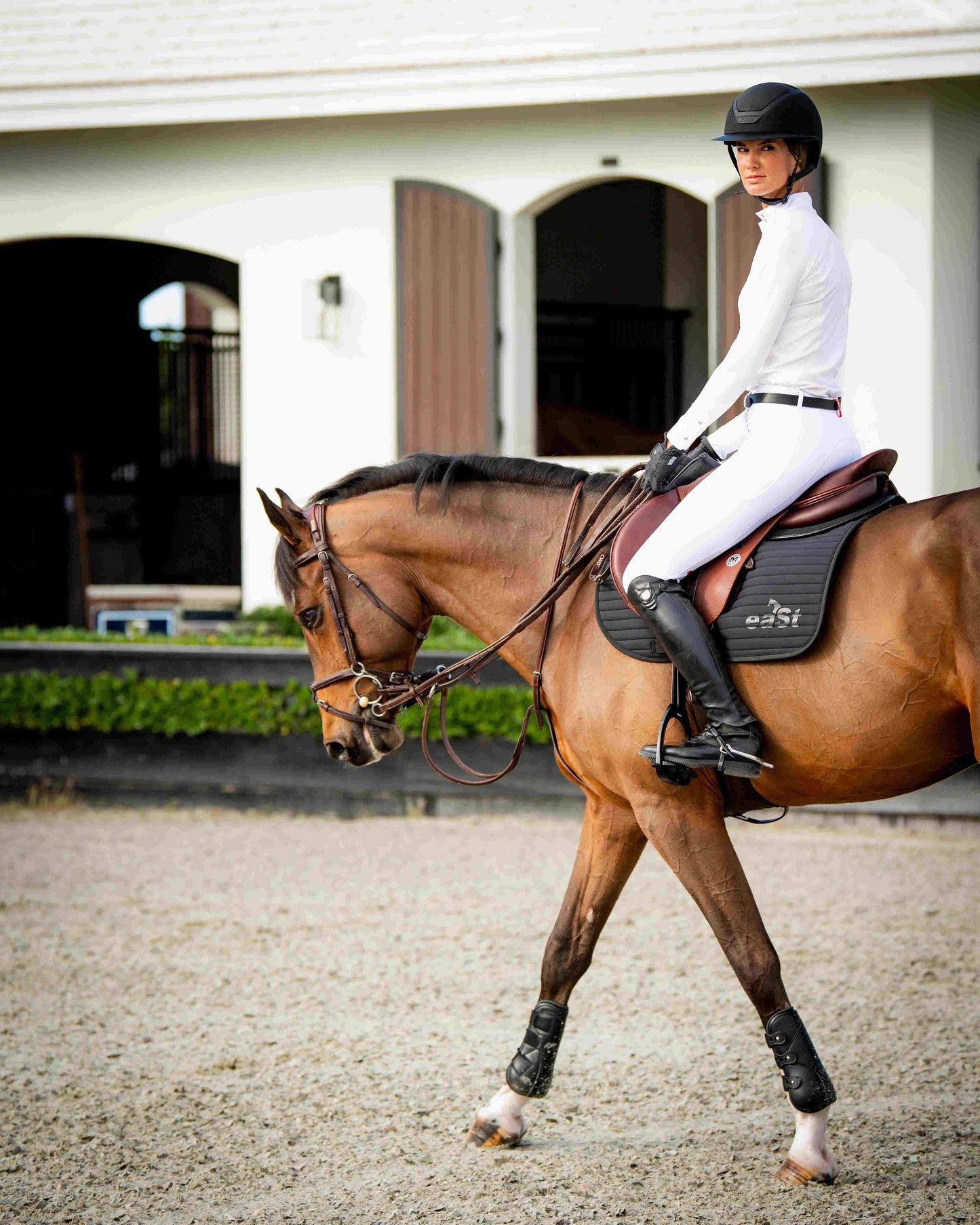 eaSt Shirt Competition Reitshirt in weiß