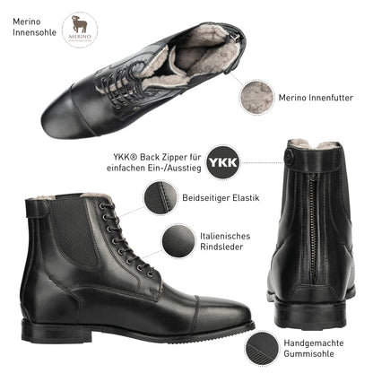 Suedwind Florentina FZ  Merino Front Zipper Reitstiefeletten Winter