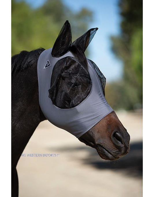 Professionals Choice Comfort Fit Flymask Fliegenmaske grau