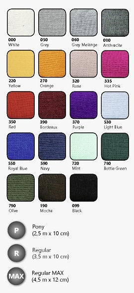 EQuest Strickbandagen ACRYL - Pony (2,5m) 2er Set in verschiedenen Farben