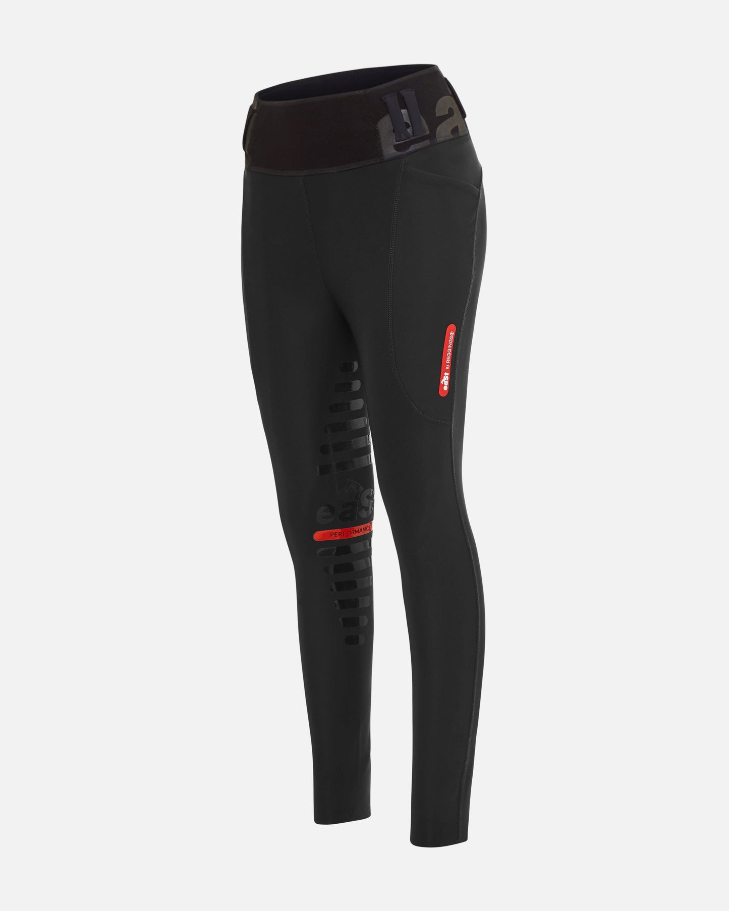 eaSt REGGINGS® R1 Highwaist Winter Reitleggings in schwarz