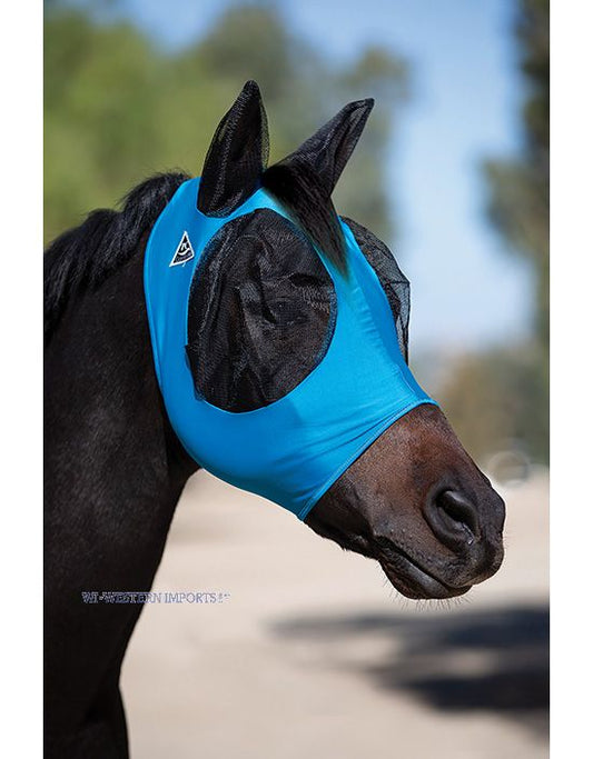 Professionals Choice Comfort Fit Flymask Fliegenmaske blau