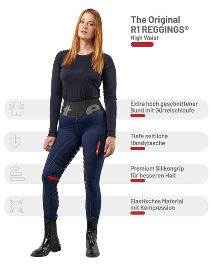 eaSt REGGINGS® R1 Highwaist Reitleggings in midnight blue