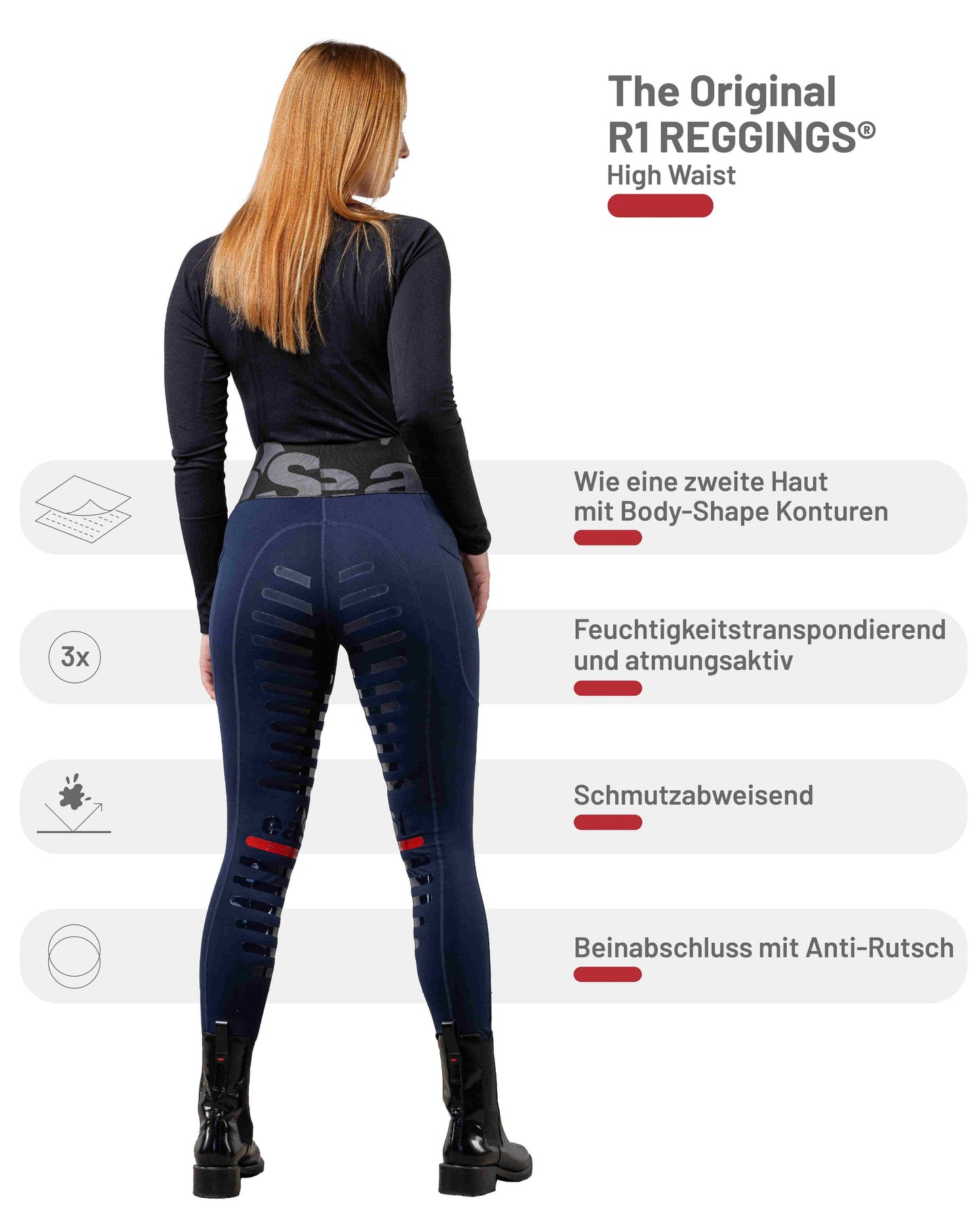 eaSt REGGINGS® R1 Highwaist Reitleggings in midnight blue