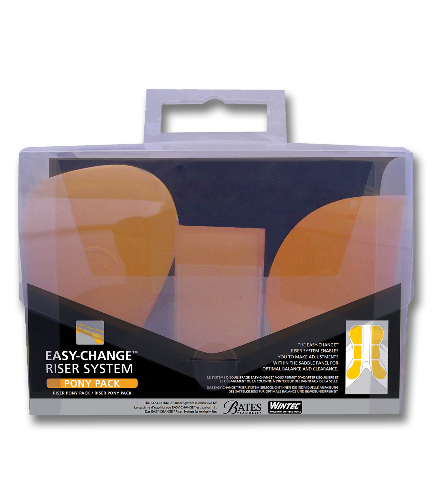 Waldhausen EASY-CHANGE- Riser Set für Ponies, Sattelzubehör