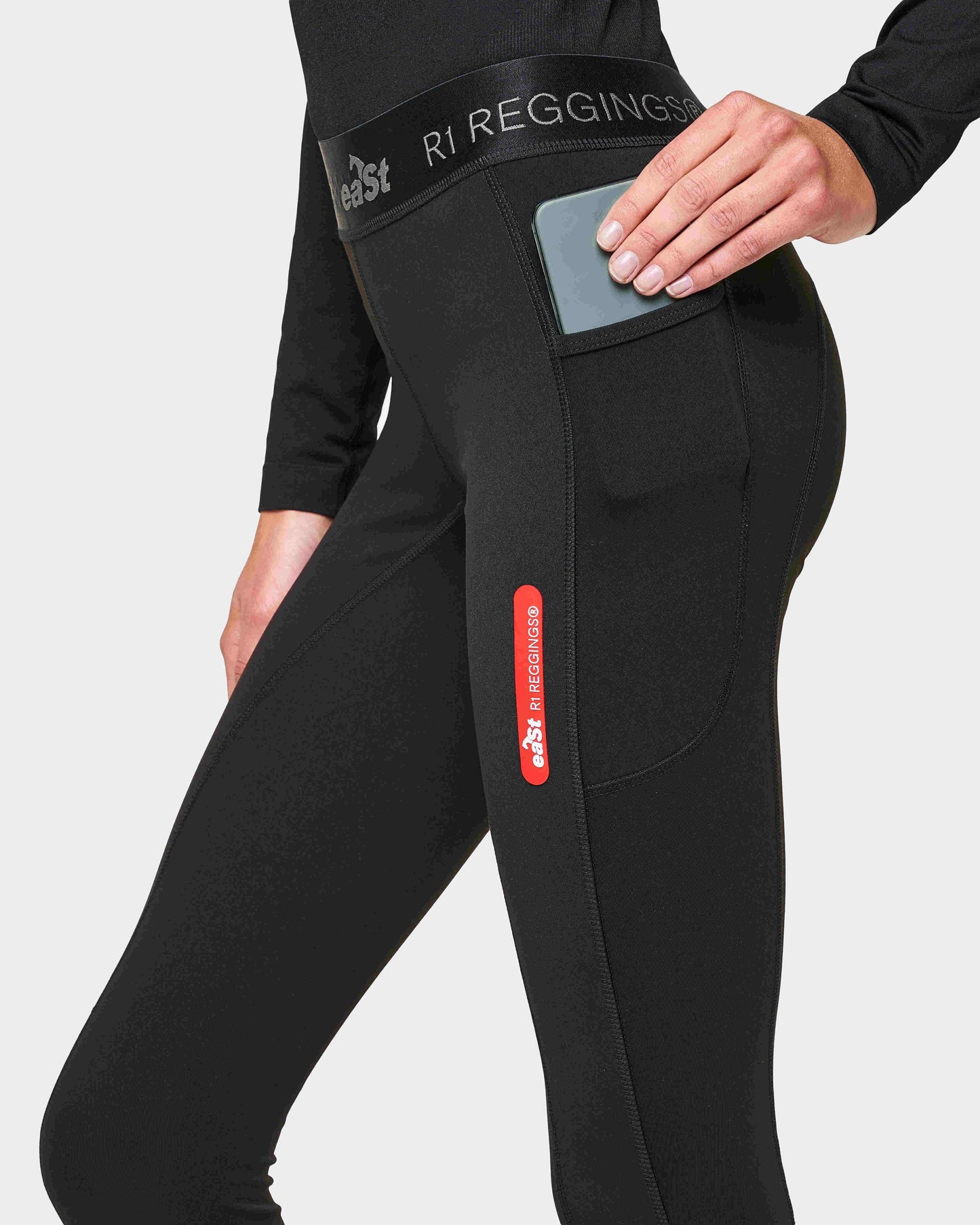 eaSt REGGINGS® R1 Leisure Reitleggings in schwarz