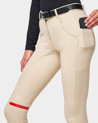 eaSt R2 Performance Dressage Reithose Dressur in almond