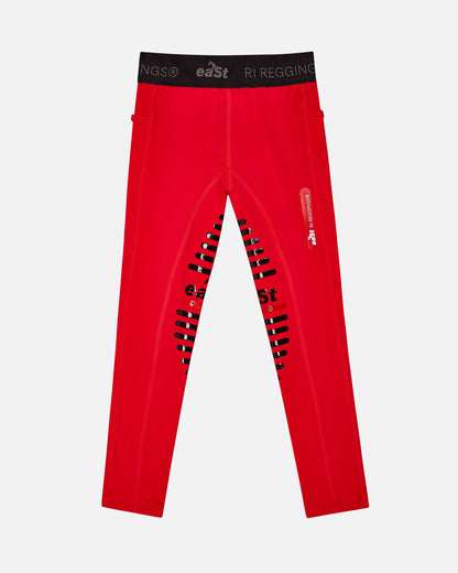 eaSt REGGINGS® R1 Kids Reitleggings in Signature red