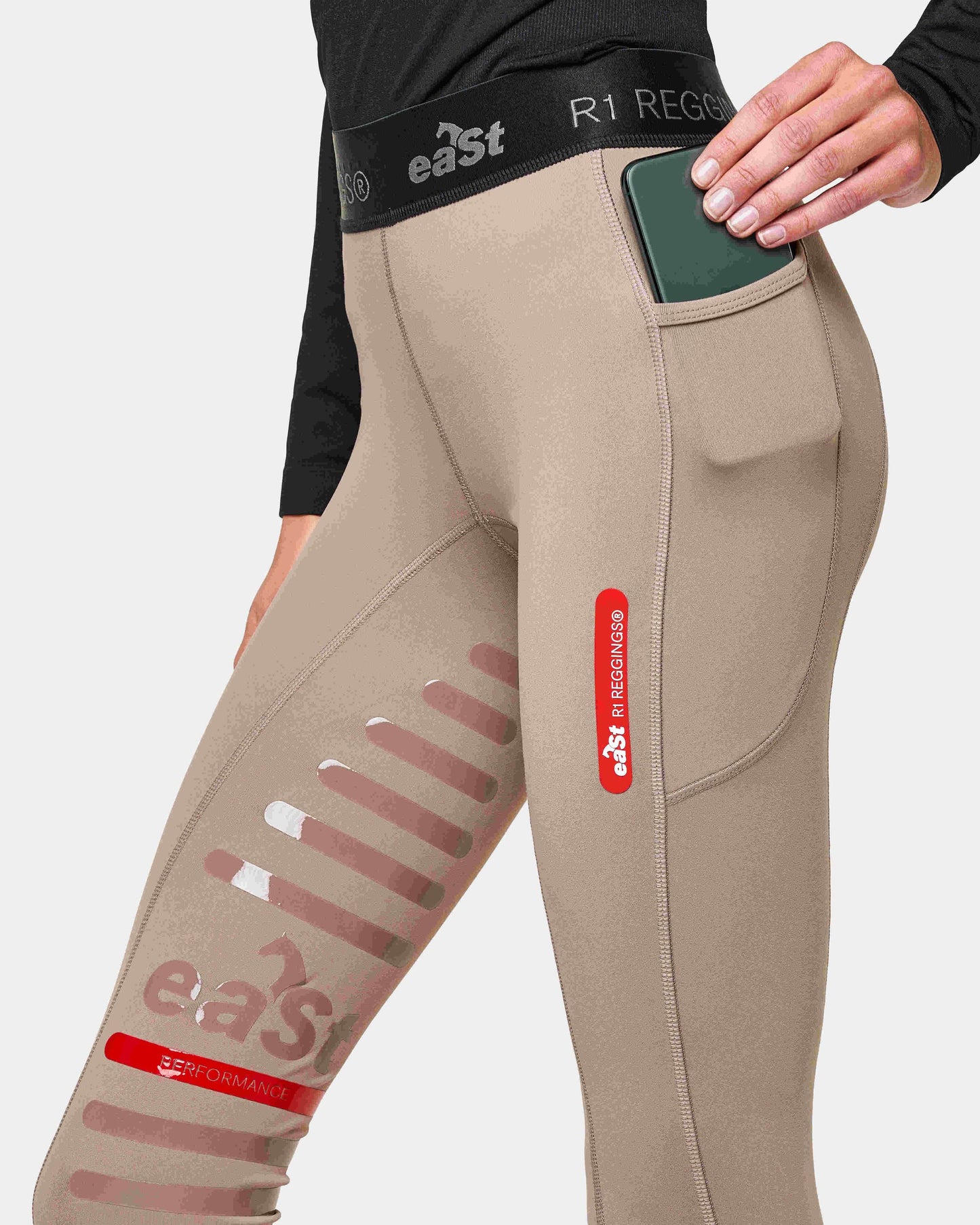 eaSt REGGINGS® R1 Reitleggings in driftwood