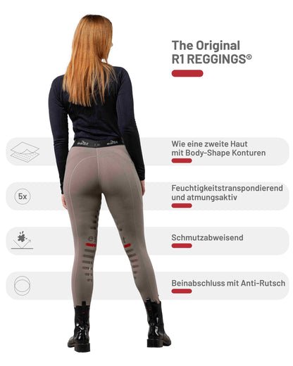 eaSt REGGINGS® R1 Reitleggings in driftwood