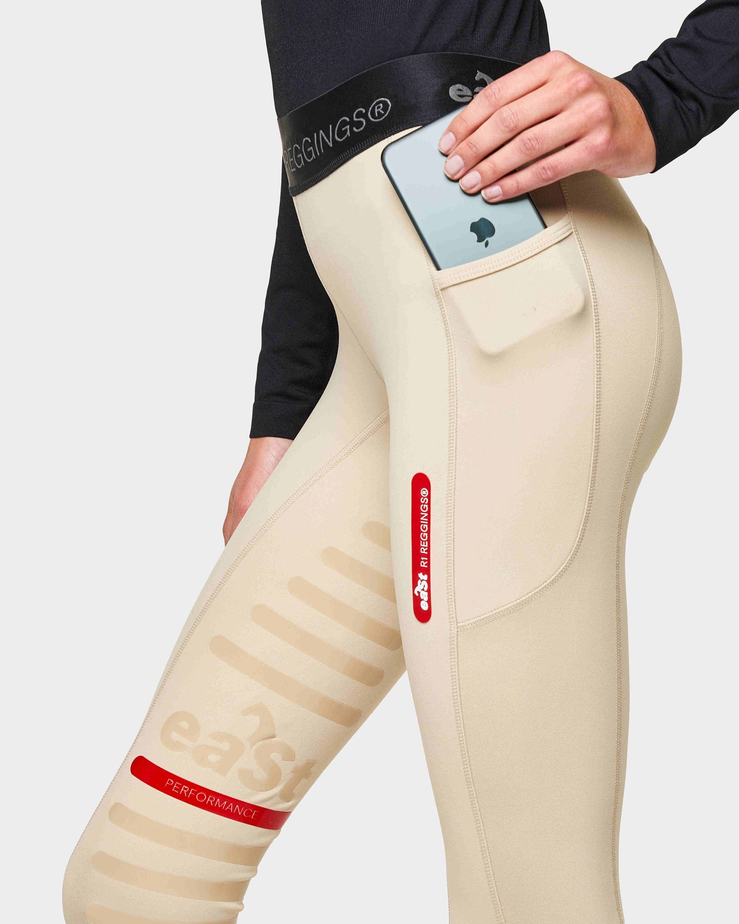 eaSt REGGINGS® R1 Reitleggings in almond