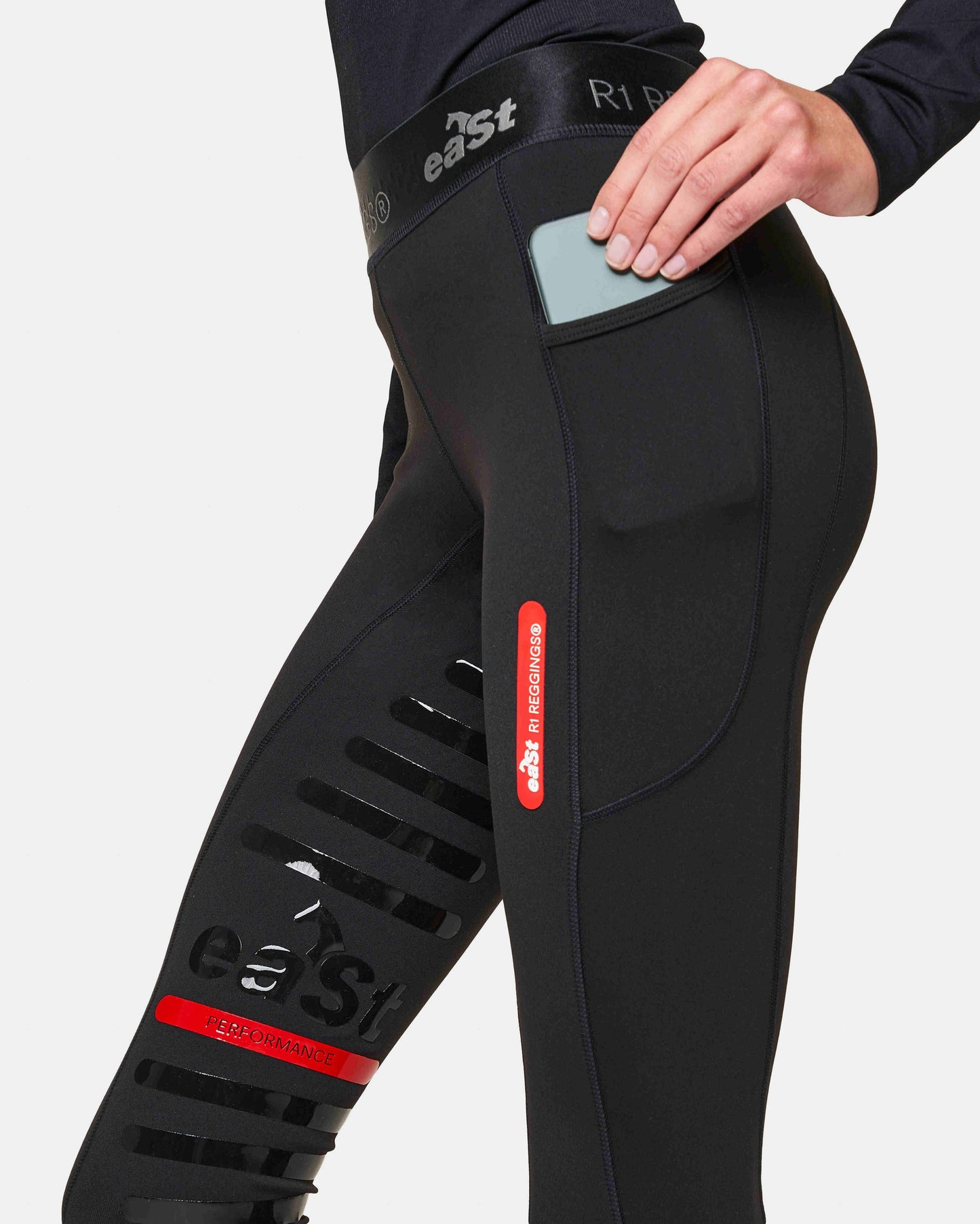 eaSt REGGINGS® R1 Reitleggings in schwarz
