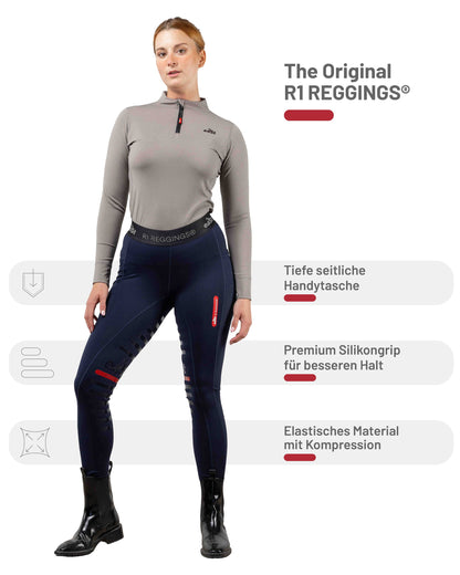eaSt REGGINGS® R1 Reitleggings in Midnight blue