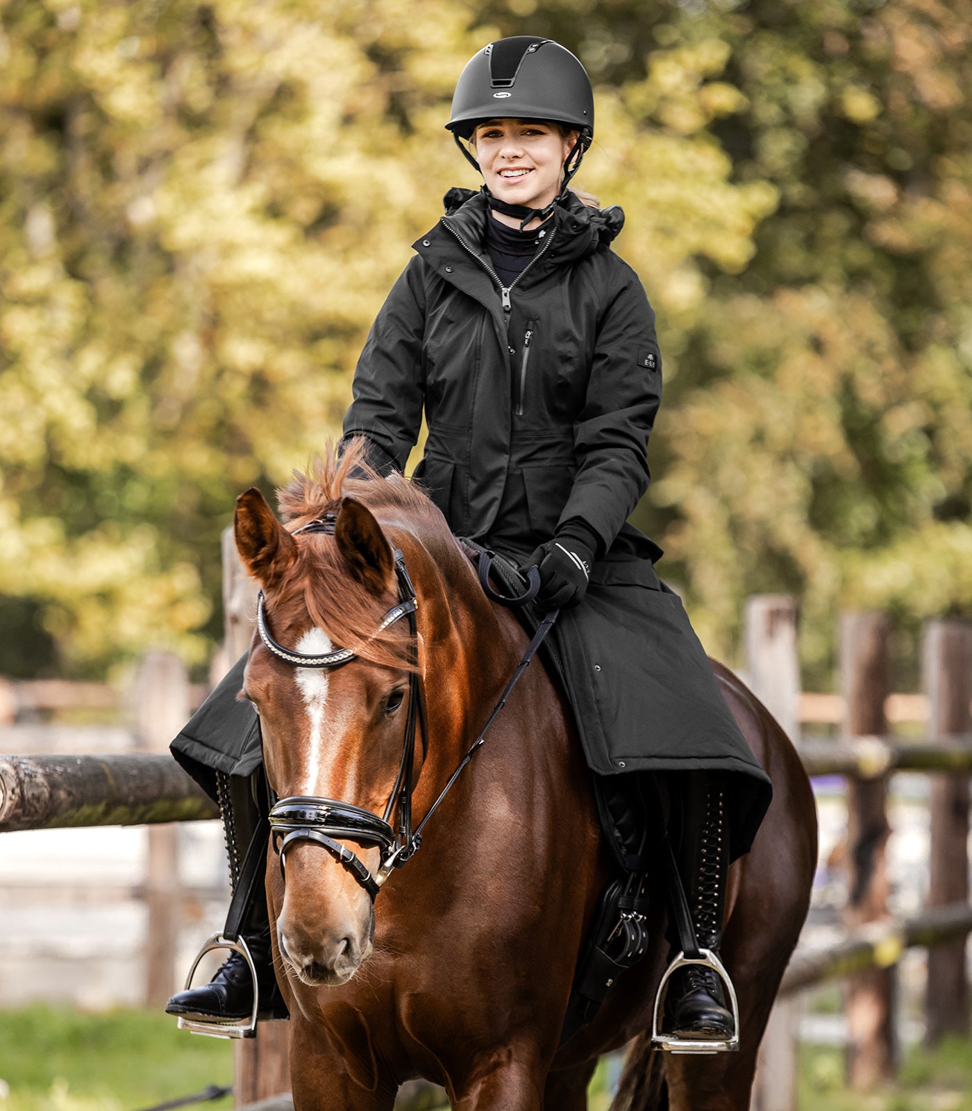 Waldhausen Winter-Performance-Reitmantel Opal, Damenmantel