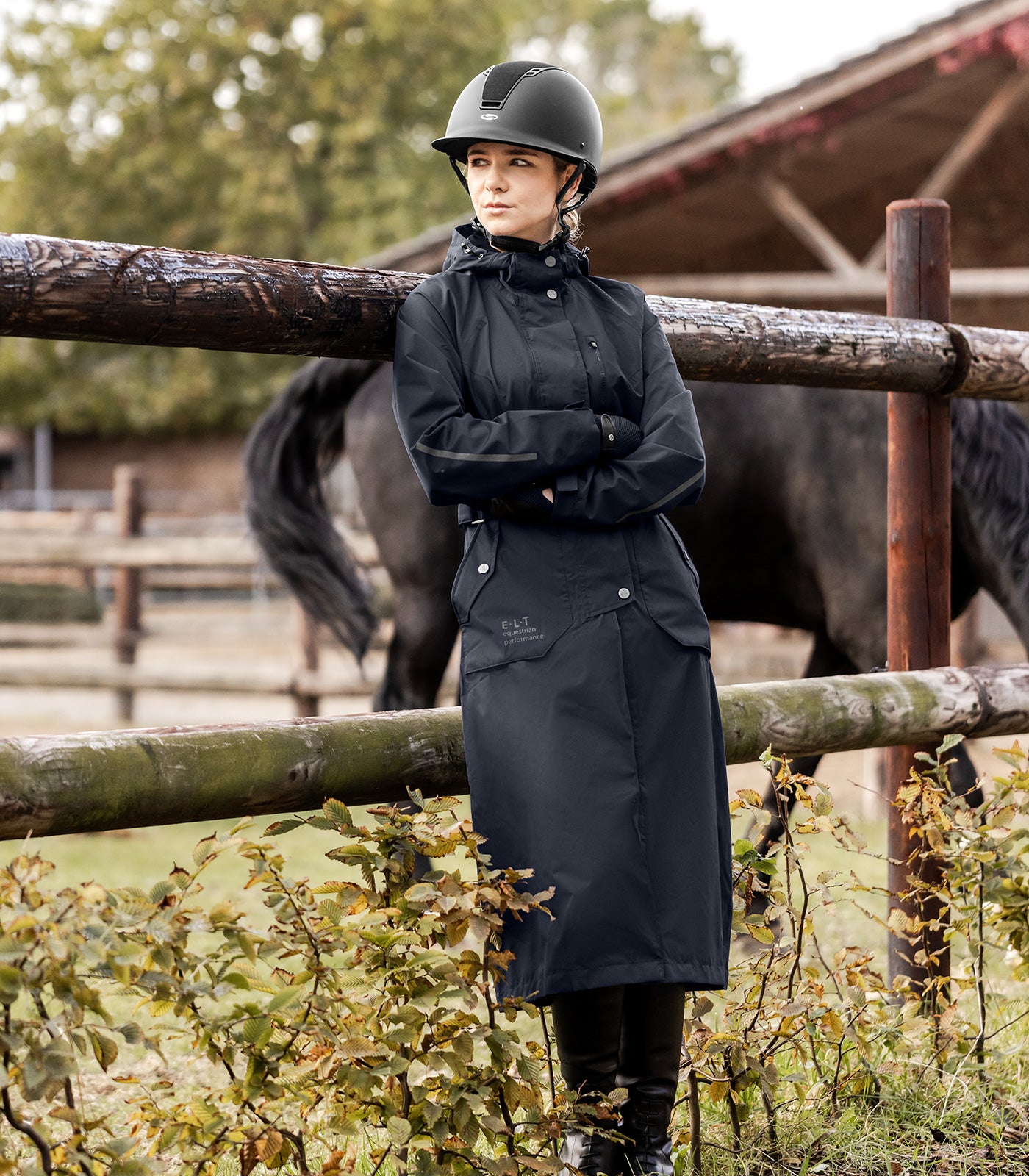 Waldhausen Regenmantel Fehmarn Reitmantel   Wind- und wasserdicht