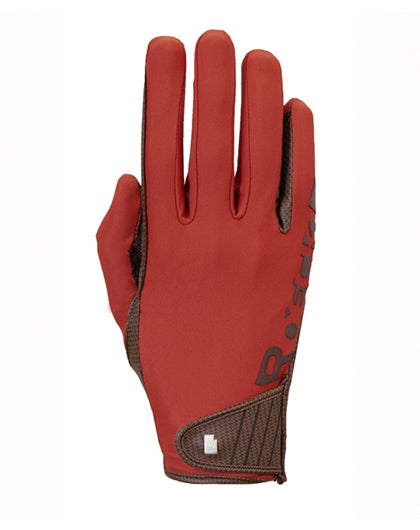 Roeckl Reithandschuhe Unisex Muenster Rot oder Schwarz