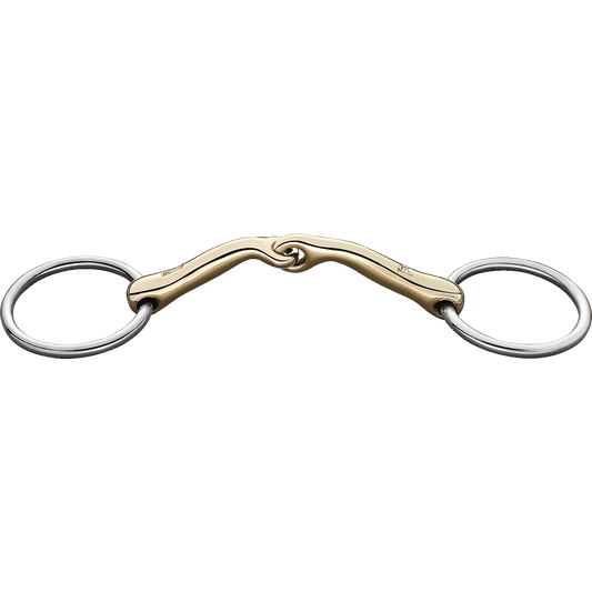 Sprenger KK Pony Gebiss einfach gebrochen  12mm Sensogan mit Edelstahlseiten