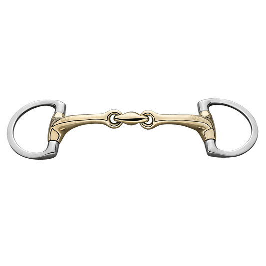 Sprenger Dynamic RS Pony Island Olivenkopfgebiss mit D-förmigem Ring 14 mm Sensogan