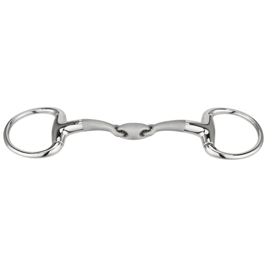 Sprenger SATINOX Olivenkopf Unterlegtrense 14 mm doppelt gebrochen Edelstahl