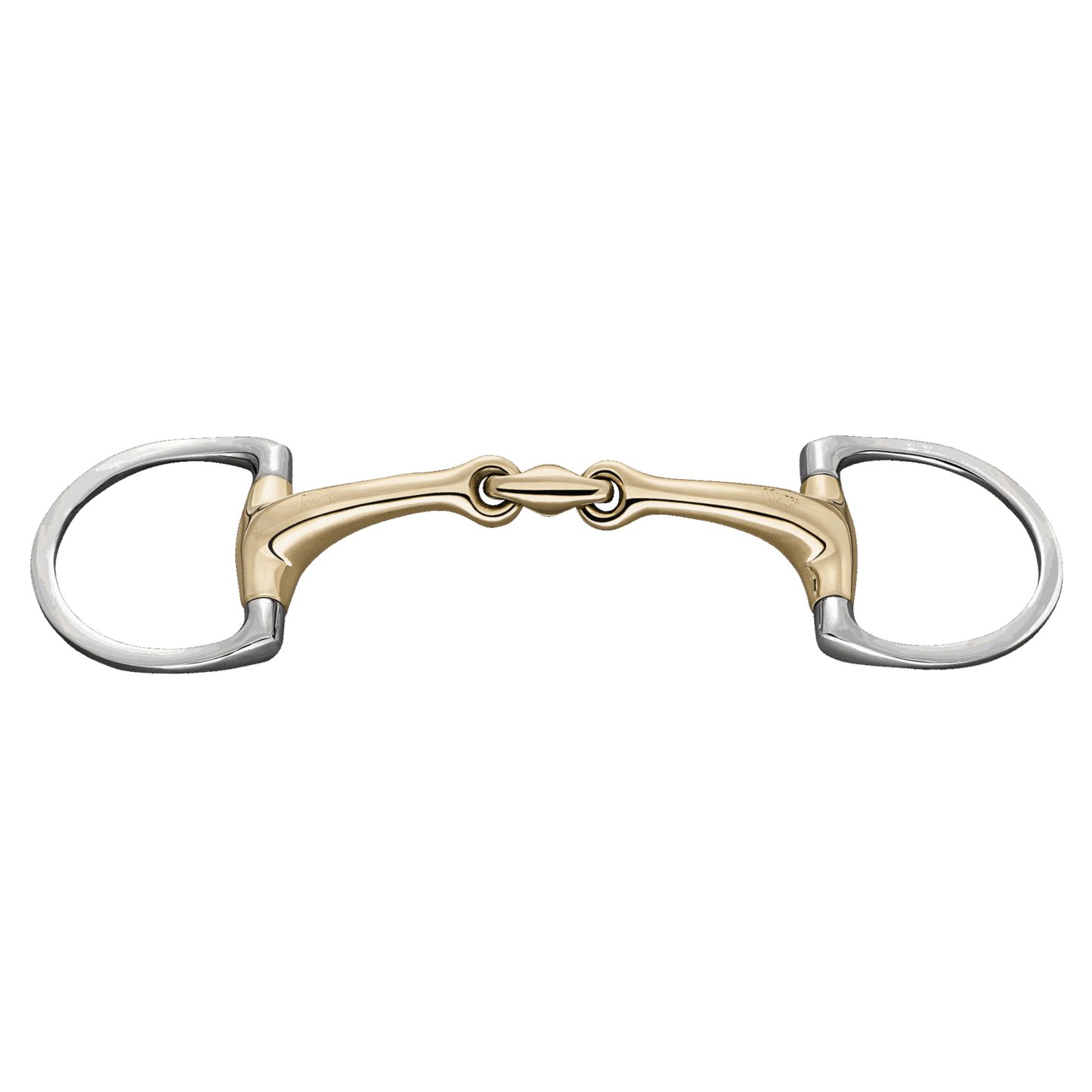 Sprenger Dynamic RS Olivenkopfgebiss mit D förmigem Ring 14 mm doppelt Sensogan